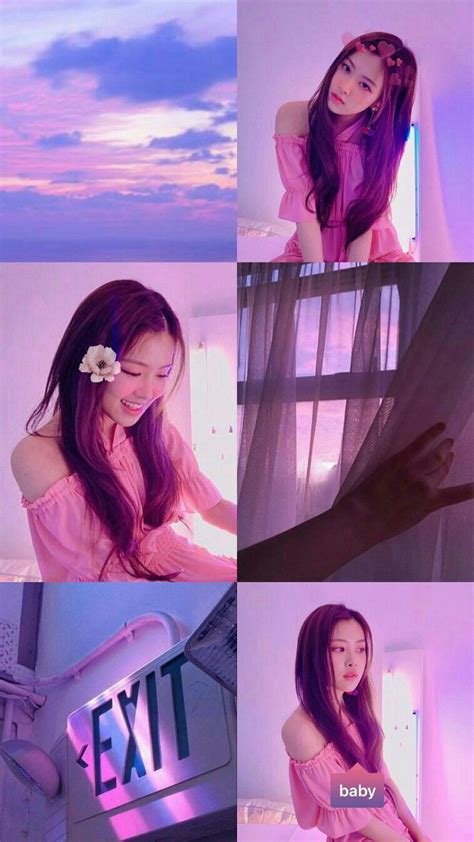 Maybe you would like to learn more about one of these? pink&purple aesthetic wallpaper ☆ rosé of blackpink ...