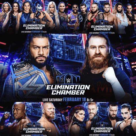 Wwe Elimination Chamber 2023 Spoilers Sees Two Championships Contested