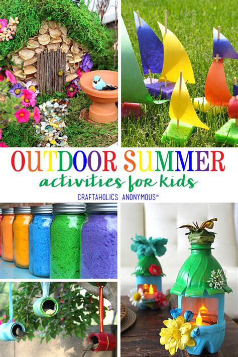 Outdoor Summer Crafts For Kids