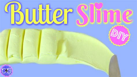 Diy Butter Slime Without Clay Easy Butter Slime Recipe No Borax No