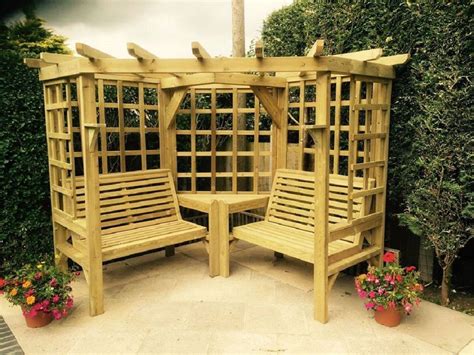Garden loveseats under £100 companion seats with table under £200 outdoor metal love seat two seater wooden bench patio bistro sets for 2. Wooden Garden Arbour, Corner Arbour , Wooden Garden ...