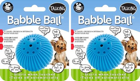 Pet Supplies Petqwerks Talking Babble Ball Toy For Dogs And Cats
