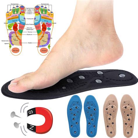 Magnetic Therapy Massage Insoles For Shoes Foot Acupressure Enhanced