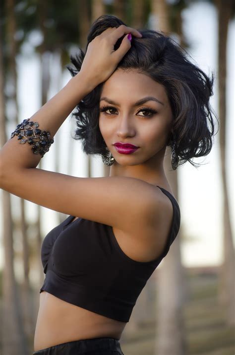 Wallpaper Women Outdoors Long Hair Brunette Dress Bracelets Arms Up Lipstick Black Hair