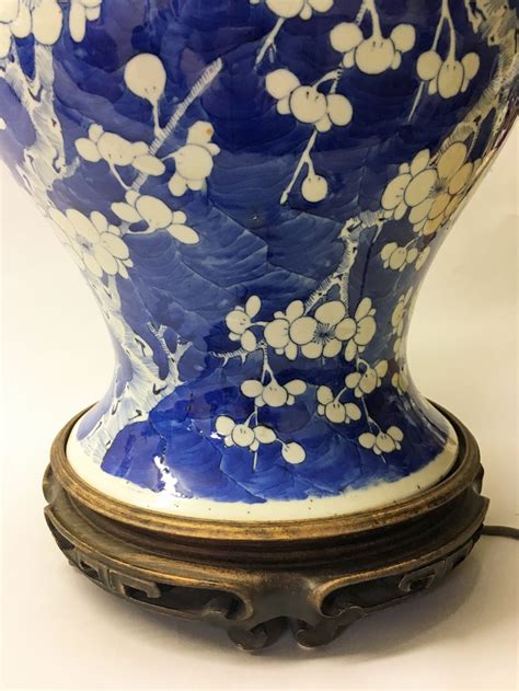 Oriental furniture 29 blue and white chinese landscape lamp. Chinese Antique Blue & White Lamp