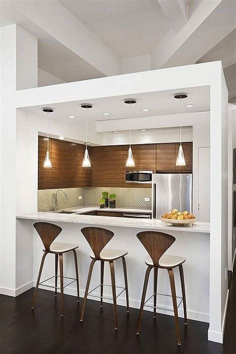 When designing your kitchen layout, consider where you'll need to install lights. 25 Modern Small Kitchen Design Ideas