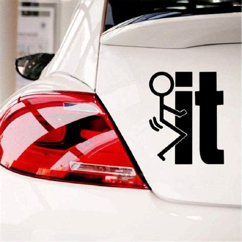 funny white do it customized car sticker vinyl decal window sticker for car motorcycle decals