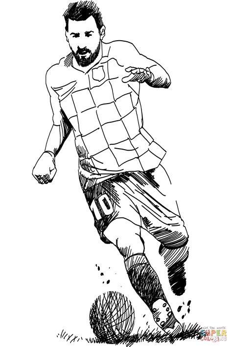 Messi Coloring Pages Lionel Cup Fifa Printable Colorier Pour Et Color The Best Porn Website