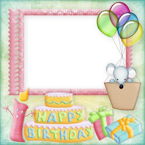 Cadre Anniversaire png - Happy Birthday frame png