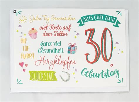 Ein besonderer reiz könnte es sein. Glückwunschkarte "30. Geburtstag" Grußkarte zum Geburtstag