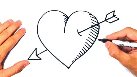 How To Draw A Heart Step By Step Heart Drawing Lesson Youtube
