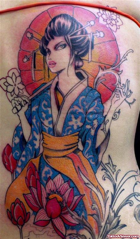 15 Gorgeous Geisha Tattoos Tattoo Me Now