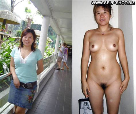 Asian Wife Dressed Undressed
