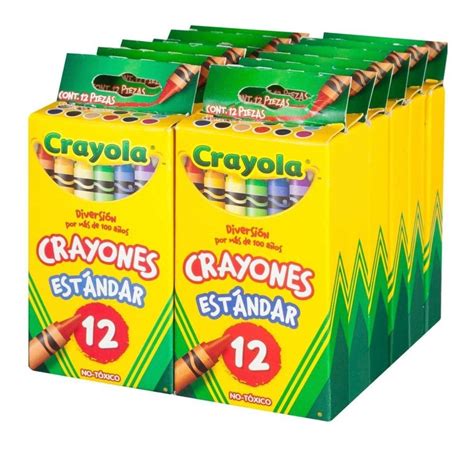 Crayones Crayola 12 Paquetes De 12 Crayolas Surtidas Envío Gratis