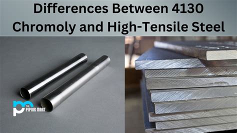 Differences Between 4130 Chromoly And High Tensile Steel