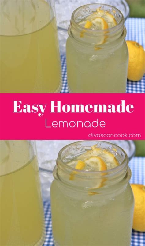 Easy Homemade Lemonade My Favorite Recipe With Images Homemade Lemonade Recipes Lemonade