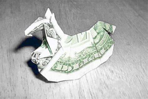 Origami Money Horse Writing Of Riding