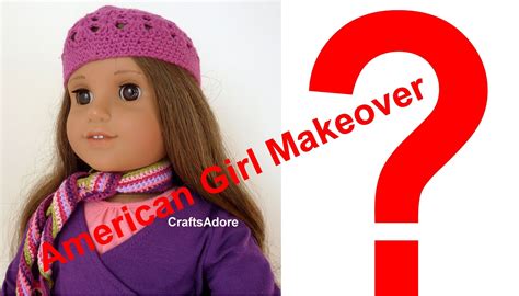 american girl doll makeover ~ marisol plays wigs and eyes swap ~hd~ custom american girl doll