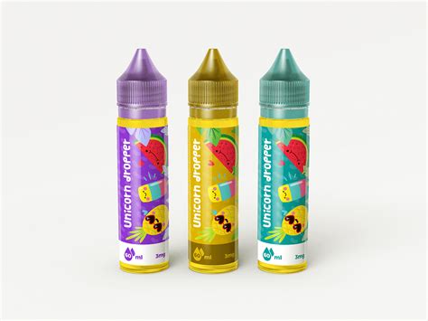 Download Vape / Unicorn Dropper Bottle MockUp + FREE PSD on Student Show
