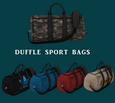 Leo 4 Sims Duffle Bags • Sims 4 Downloads