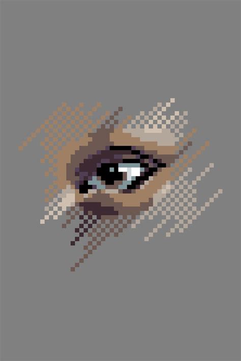 Eye Pixel Art Pixel Art Escuela