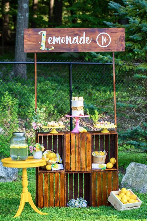 Lemonade Stand Party Ideas Pin Now Read Later Lemonade Stand Party