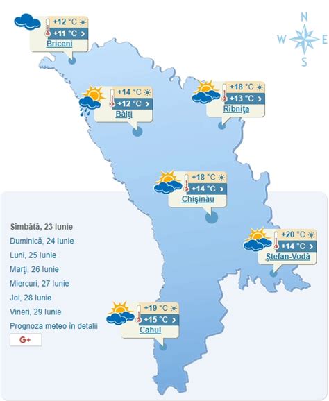 Meteo In Moldova Pentru 10 Zile Vremea Prognoza Meteo In Chisinau