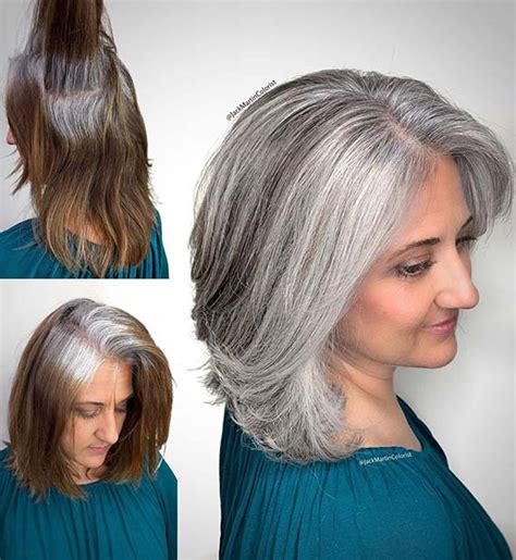Stunning Grey Hair Color Ideas And Styles Page Of Stayglam In Grey Hair Color