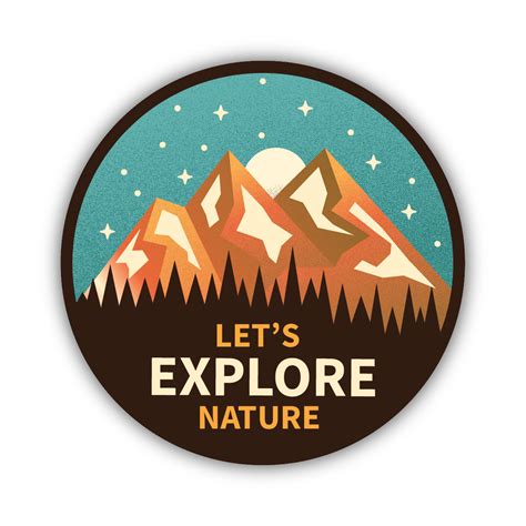 Let's Explore Nature Sticker - Stickers Northwest
