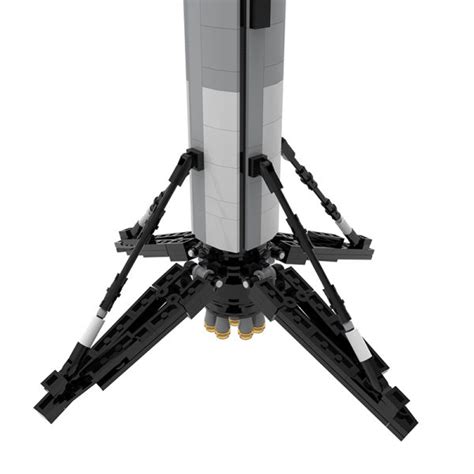 Ultimate Space X Falcon 9 1110 Scale Moc 41953 Space With 868 Pieces