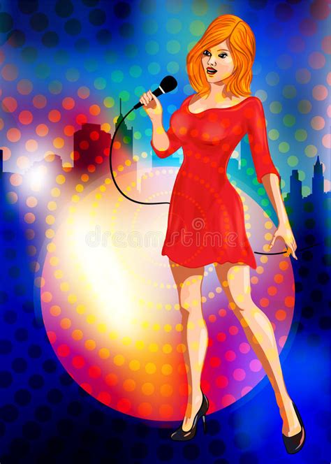 Blonde Female Singer Stock Illustrations 115 Blonde Female Singer Stock Illustrations Vectors