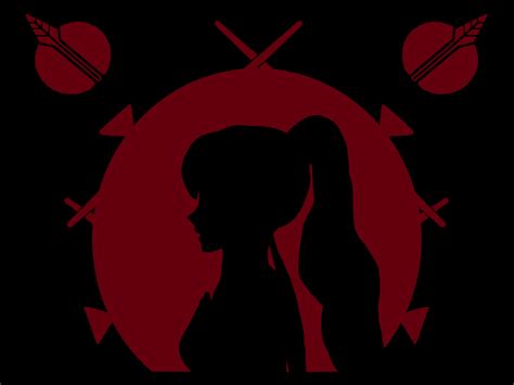 Pyrrha Nikos Silhouette By Emberkyrlee On Deviantart Rwby Pyrrha