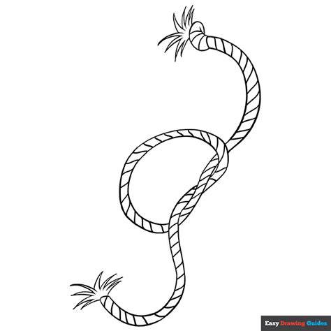 Rope Coloring Page Easy Drawing Guides