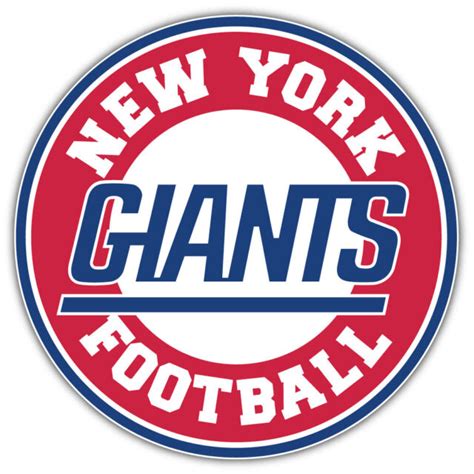 New York Giants Logo Nfl Sport Car Bumper Sticker Decal Sizes Ebay