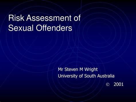 Ppt Risk Assessment Of Sexual Offenders Powerpoint Presentation Free Download Id1283037