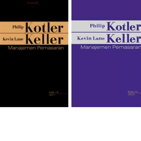 Paket Buku Manajemen Pemasaran Edisi Jilid Dan Philip Kotler