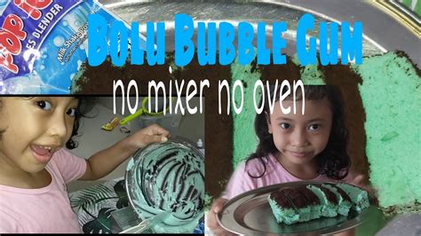 Caranya mudah, namun rasanya tetap wah! BOLU POP ICE BUBBLE GUM#no mixer no oven...mudah... - YouTube