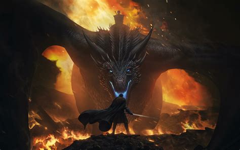 Game Of Thrones Drogon Wallpapers Wallpaper Cave