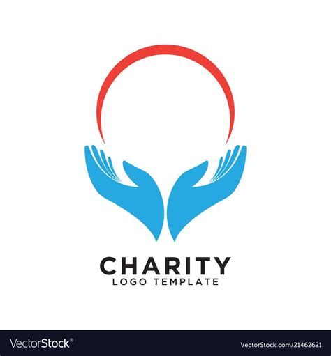 Charity Logo Design Template Royalty Free Vector Image Free Vector