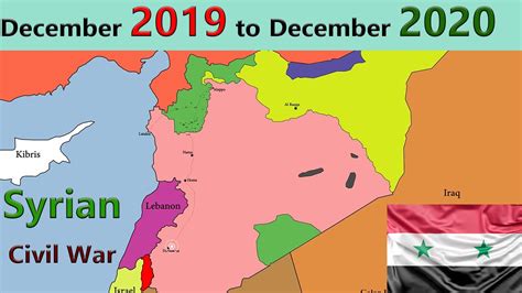 Syrian Civil War Map L Syrian War December 2019 To December 2020 Youtube