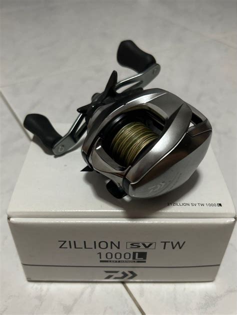 Daiwa Zillion SV TW 1000L Fishing Reel Tenya Overhead Baitcast Bone