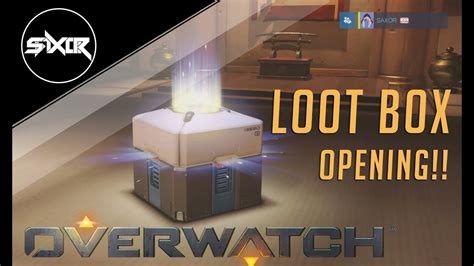 Opening 20 Loot Boxes 4 Legendaries Overwatch 60fps Youtube