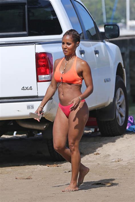 Jada Pinkett Smith Bikini Candids On Vacation In Hawaii July