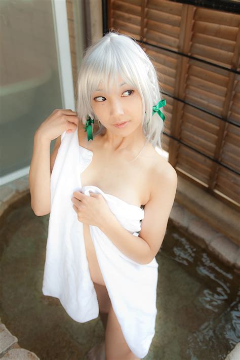 Lenfried Izayoi Sakuya Touhou Silver Hair Highres 1girl Asian