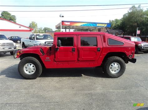 1999 Candy Apple Red Hummer H1 Hard Top 70474574 Car