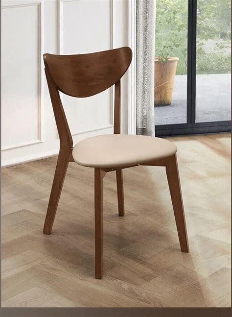 Coaster Kersey Dining Side Chairs With Curved Backs Set Of 2 Ebay