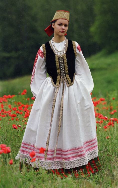 Biržai Folk Costume Lithuania Ethnic Fashion European Fashion