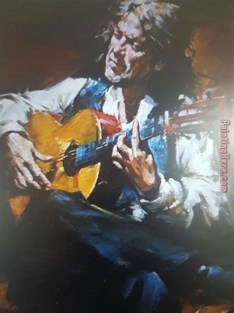 Andrew Atroshenko Flamenco Guitar Painting Anysize 50 Off Flamenco