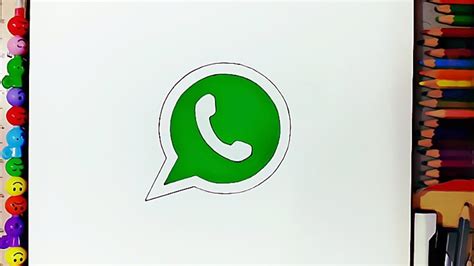 How To Draw The Whatsapp Logo Whatsapp Messenger Youtube