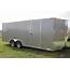 Enclosed Trailer Pewter 85x20 Ad 810  USA Cargo